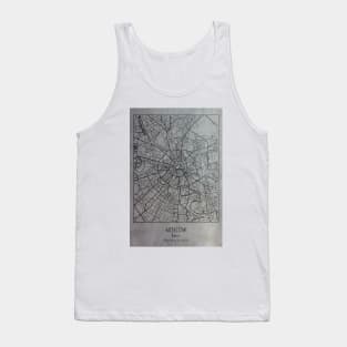 Moscow, Russia, city map Tank Top